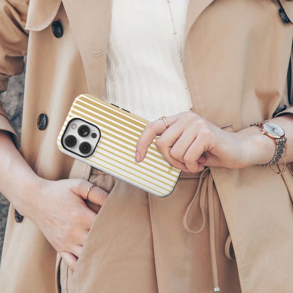 Coveris Telefono dėklas Magsafe "Goldveil" iPhone 12-17, Samsung S22-26, Google Pixel 10/Pro/ProXL modeliams