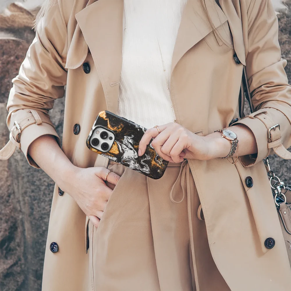 Coveris Telefono dėklas Magsafe "Honey" iPhone 12-17, Samsung S22-26, Google Pixel 10/Pro/ProXL modeliams
