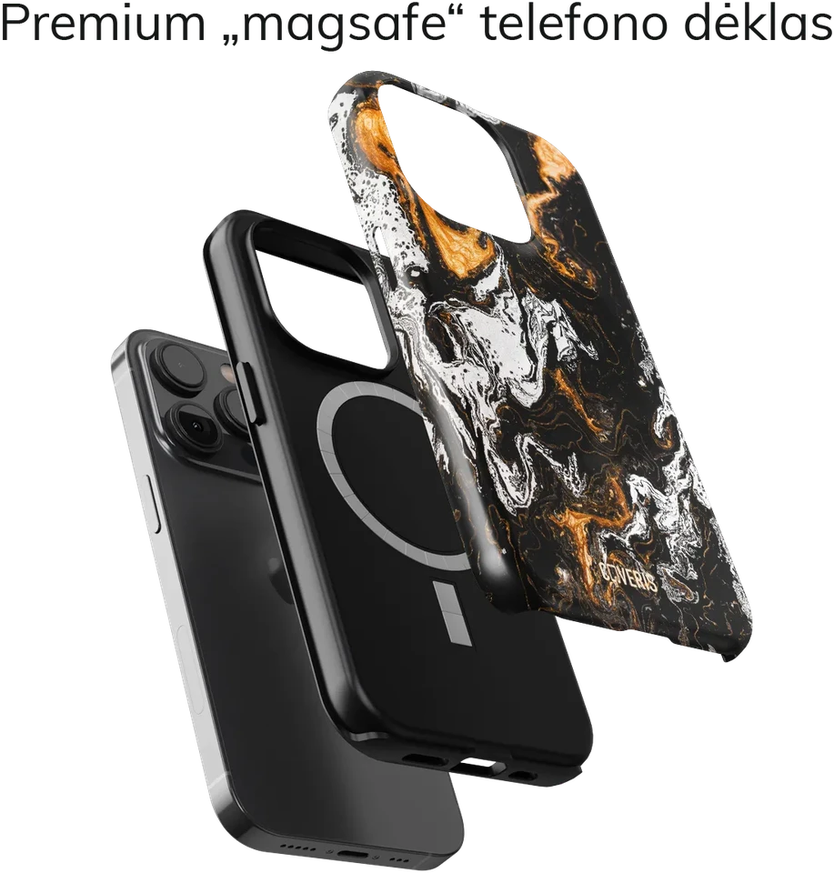 Coveris Telefono dėklas Magsafe "Honey" iPhone 12-17, Samsung S22-26, Google Pixel 10/Pro/ProXL modeliams