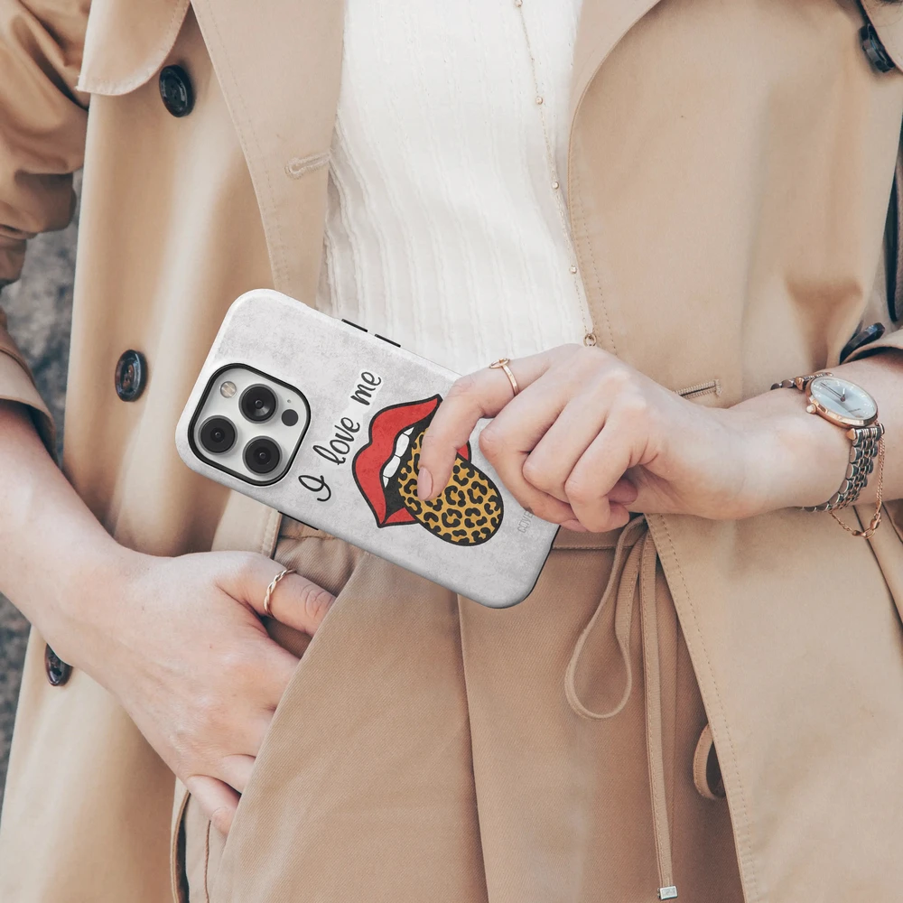 Coveris Telefono dėklas Magsafe "I Love Me" iPhone 12-17, Samsung S22-26, Google Pixel 10/Pro/ProXL modeliams