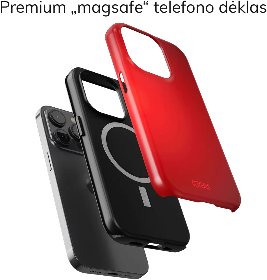 Coveris Telefono dėklas Magsafe "Just One Shade" iPhone 12-17, Samsung S22-26, Google Pixel 10/Pro/ProXL modeliams