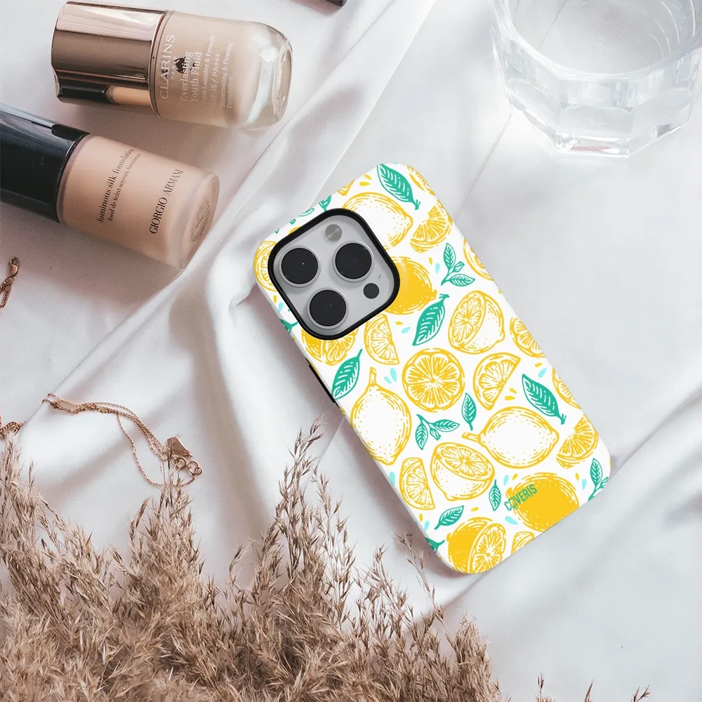 Coveris Telefono dėklas Magsafe "Lemonlush" iPhone 12-17, Samsung S22-26, Google Pixel 10/Pro/ProXL modeliams