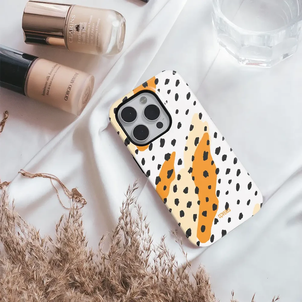 Coveris Telefono dėklas Magsafe "Leopardine" iPhone 12-17, Samsung S22-26, Google Pixel 10/Pro/ProXL modeliams