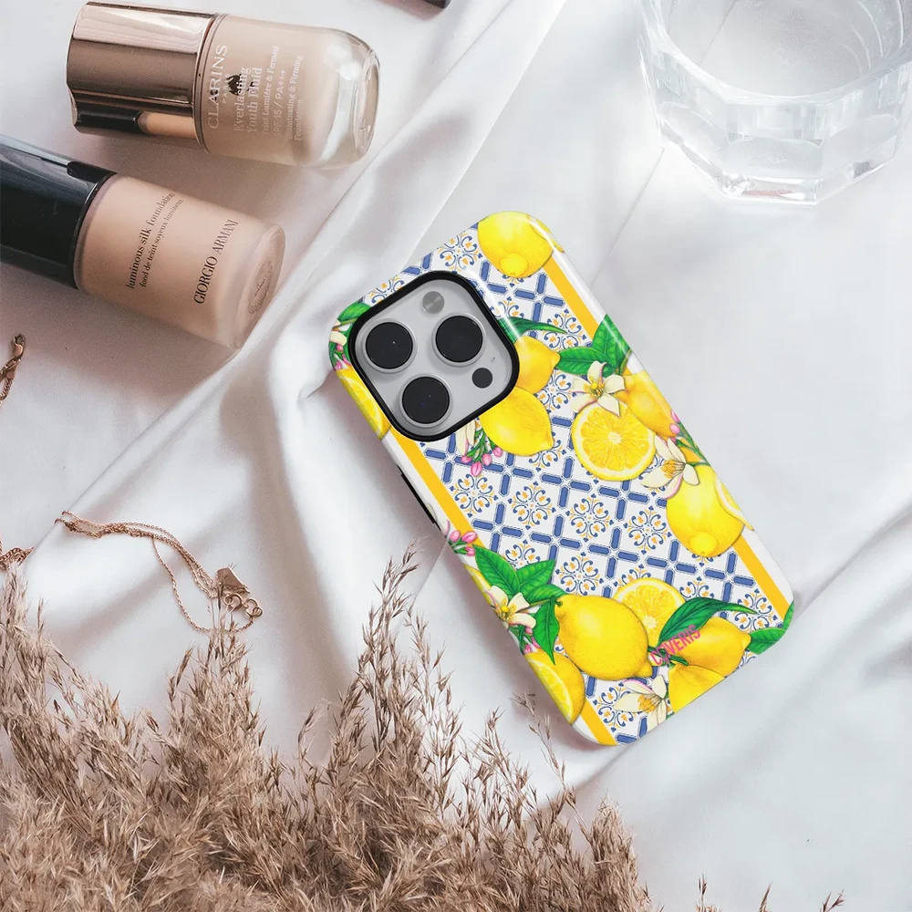 Coveris Telefono dėklas Magsafe "Limoncello Dreams" iPhone 12-17, Samsung S22-26, Google Pixel 10/Pro/ProXL modeliams