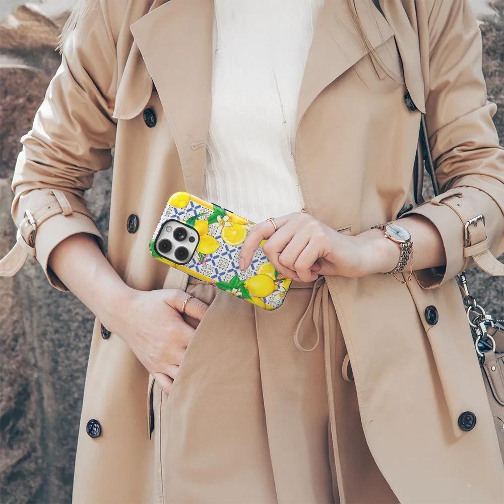 Coveris Telefono dėklas Magsafe "Limoncello Dreams" iPhone 12-17, Samsung S22-26, Google Pixel 10/Pro/ProXL modeliams