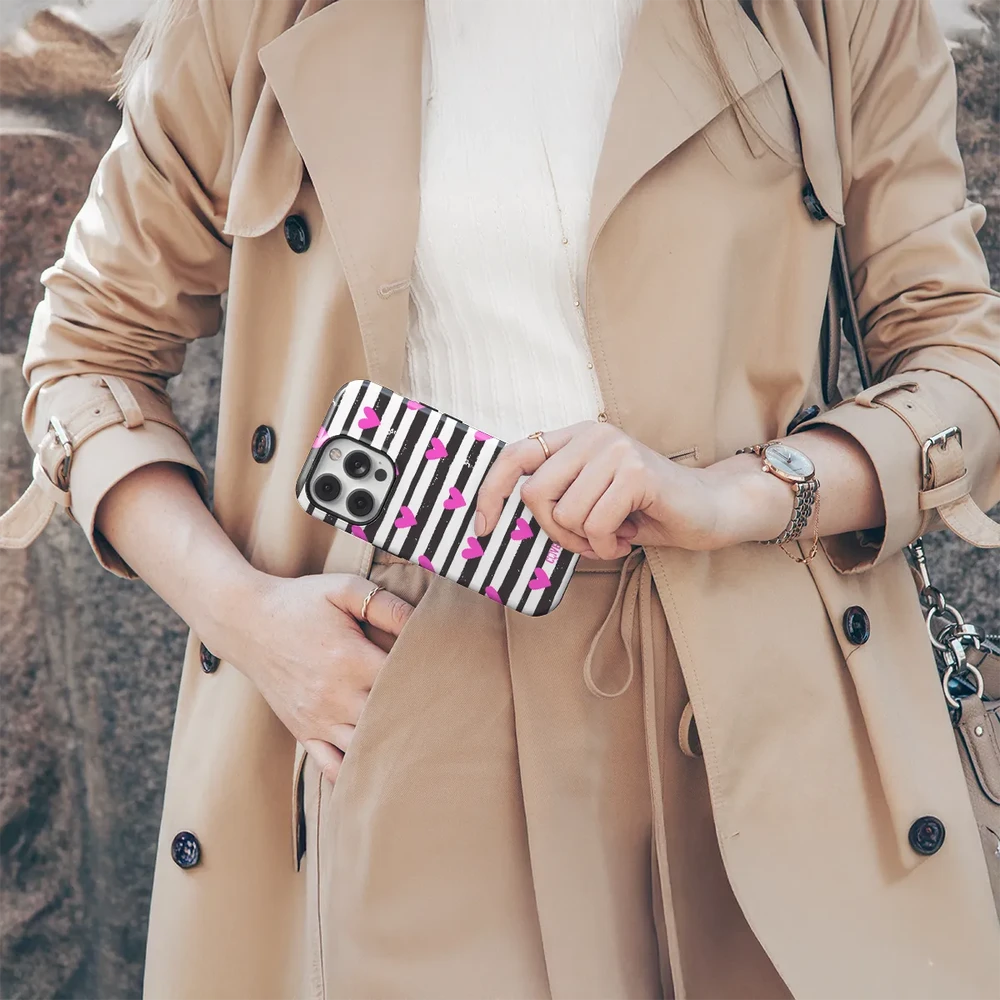 Coveris Telefono dėklas Magsafe "Lovestruck" iPhone 12-17, Samsung S22-26, Google Pixel 10/Pro/ProXL modeliams