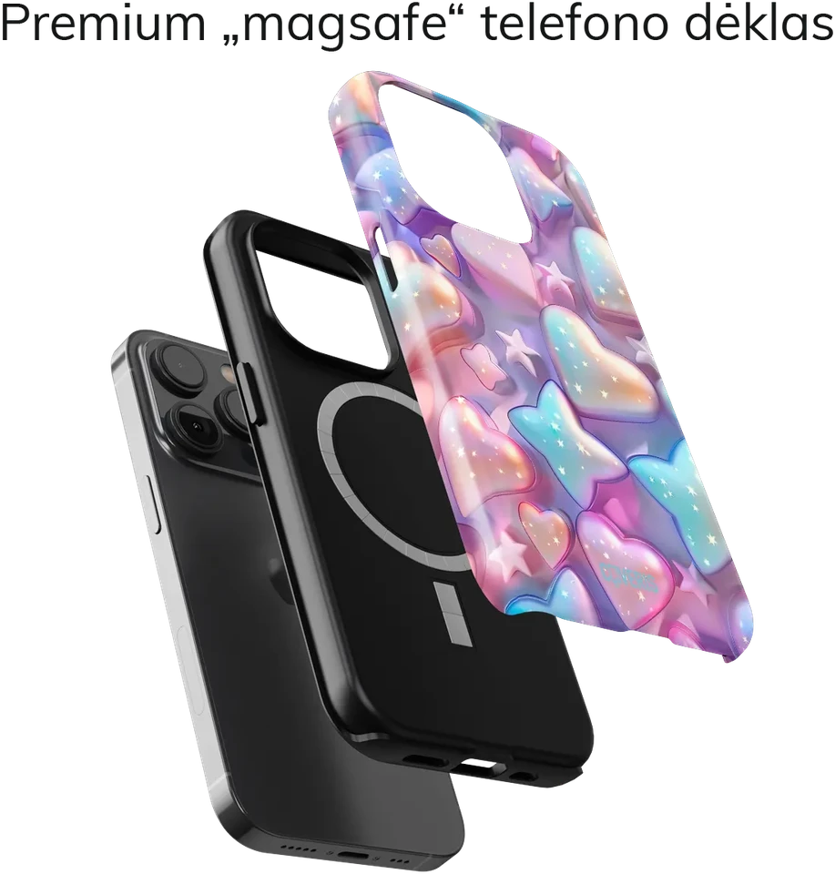 Coveris Telefono dėklas Magsafe "Lushine" iPhone 12-17, Samsung S22-26, Google Pixel 10/Pro/ProXL modeliams