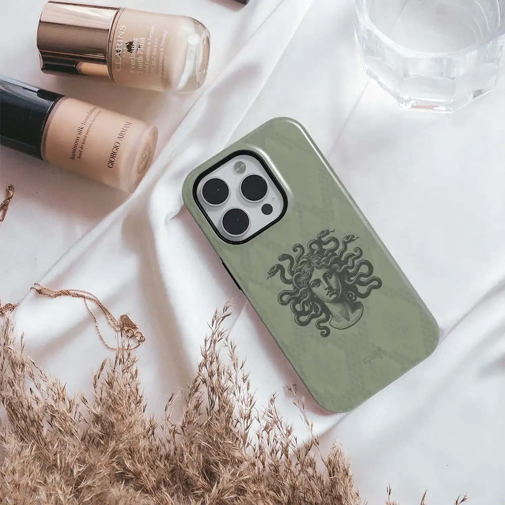 Coveris Telefono dėklas Magsafe "Medusa" iPhone 12-17, Samsung S22-26, Google Pixel 10/Pro/ProXL modeliams
