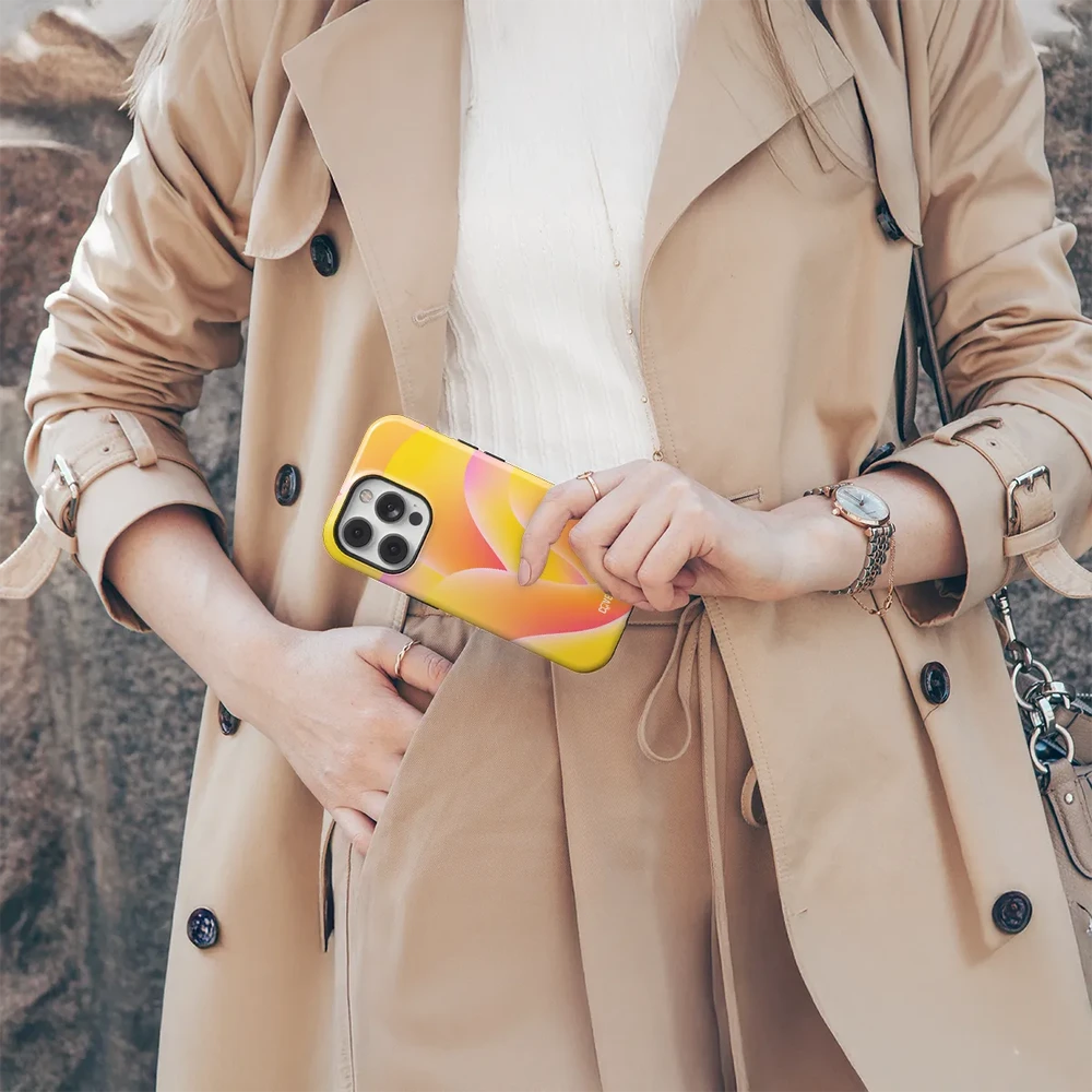 Coveris Telefono dėklas Magsafe "Melon" iPhone 12-17, Samsung S22-26, Google Pixel 10/Pro/ProXL modeliams