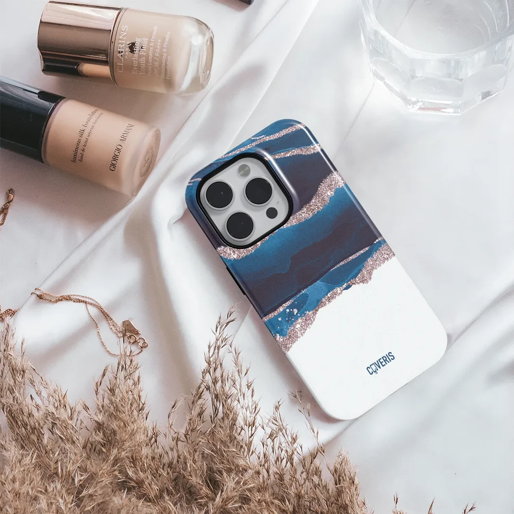 Coveris Telefono dėklas Magsafe "Midnight strata" iPhone 12-17, Samsung S22-26, Google Pixel 10/Pro/ProXL modeliams