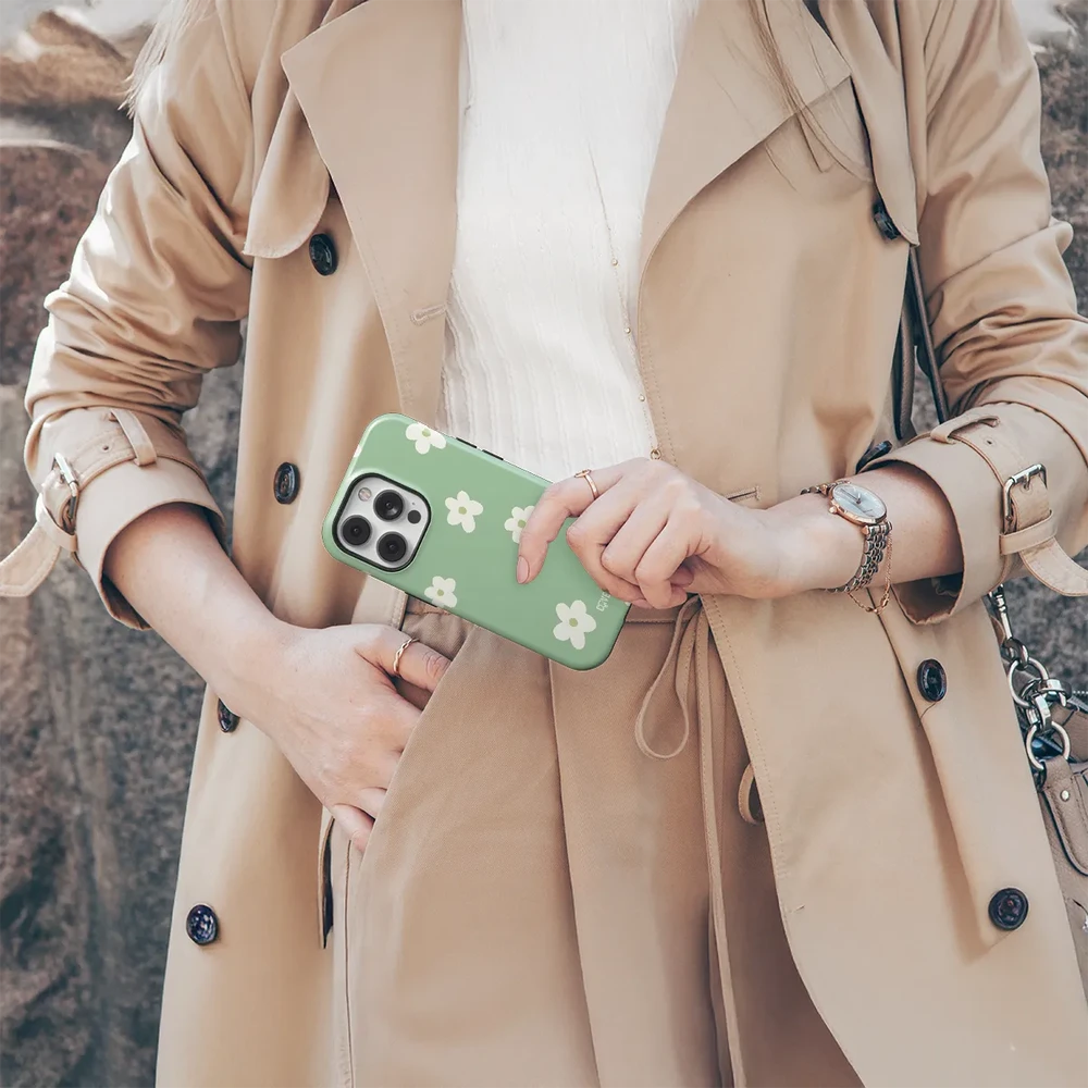 Coveris Telefono dėklas Magsafe "Mint" iPhone 12-17, Samsung S22-26, Google Pixel 10/Pro/ProXL modeliams