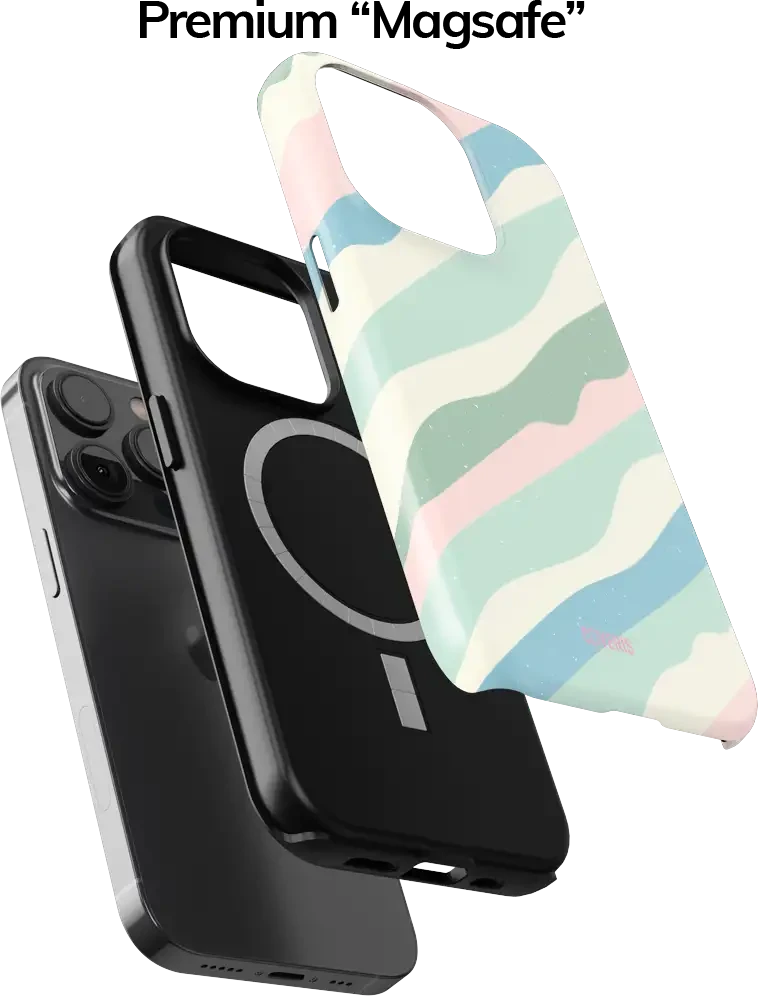 Coveris Telefono dėklas Magsafe "Mintflow" iPhone 12-17, Samsung S22-26, Google Pixel 10/Pro/ProXL modeliams