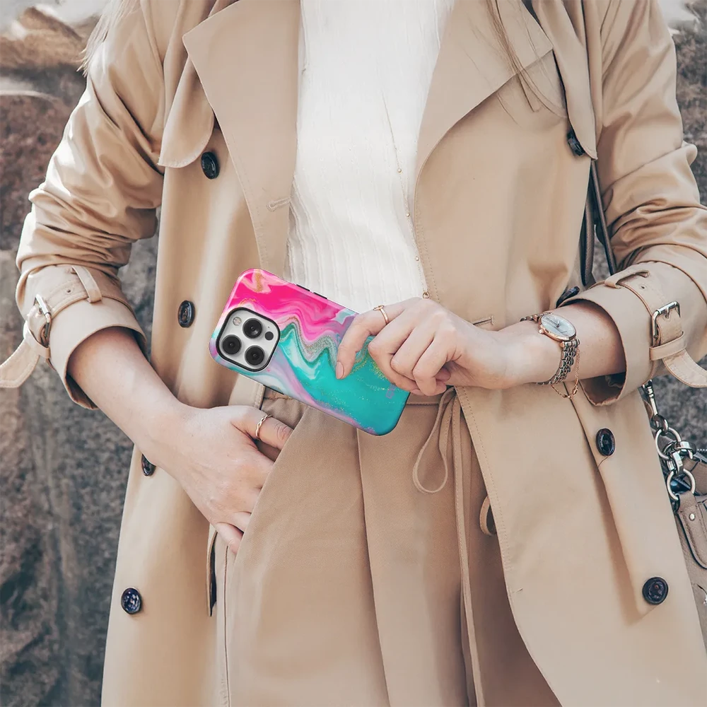 Coveris Telefono dėklas Magsafe "Mirage" iPhone 12-17, Samsung S22-26, Google Pixel 10/Pro/ProXL modeliams