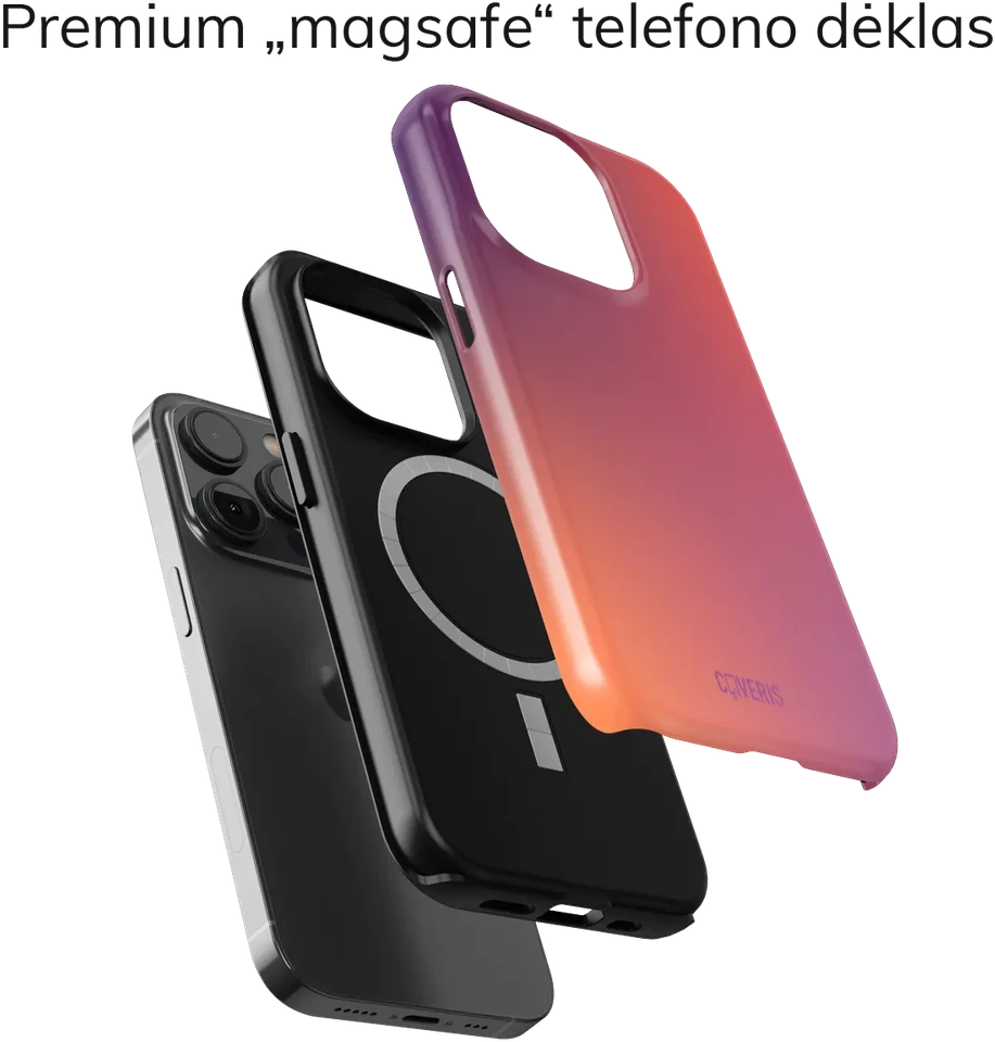 Coveris Telefono dėklas Magsafe "Mossy Mood" iPhone 12-17, Samsung S22-26, Google Pixel 10/Pro/ProXL modeliams
