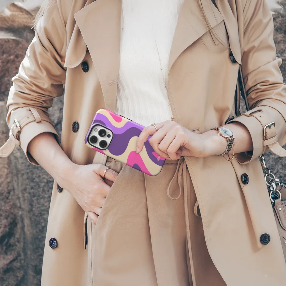 Coveris Telefono dėklas Magsafe "Multitone" iPhone 12-17, Samsung S22-26, Google Pixel 10/Pro/ProXL modeliams