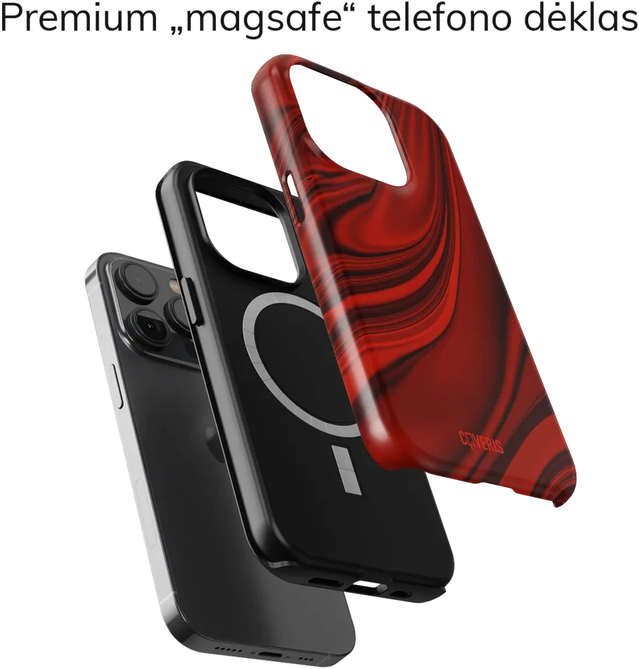 Coveris Telefono dėklas Magsafe "NoelRuby" iPhone 12-17, Samsung S22-26, Google Pixel 10/Pro/ProXL modeliams