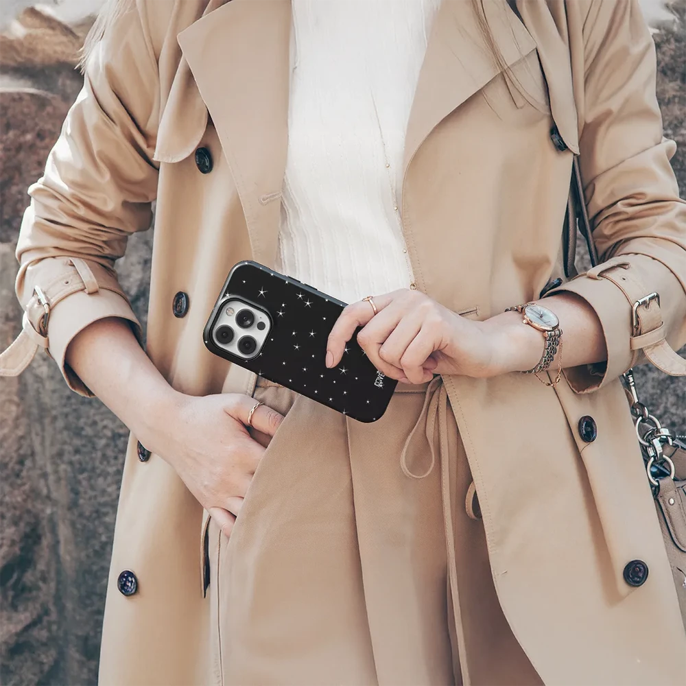 Coveris Telefono dėklas Magsafe "Obsidian" iPhone 12-17, Samsung S22-26, Google Pixel 10/Pro/ProXL modeliams