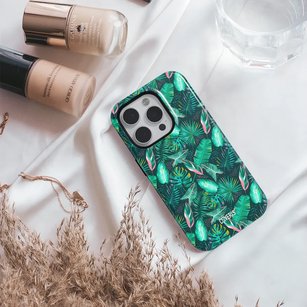 Coveris Telefono dėklas Magsafe "Palms" iPhone 12-17, Samsung S22-26, Google Pixel 10/Pro/ProXL modeliams