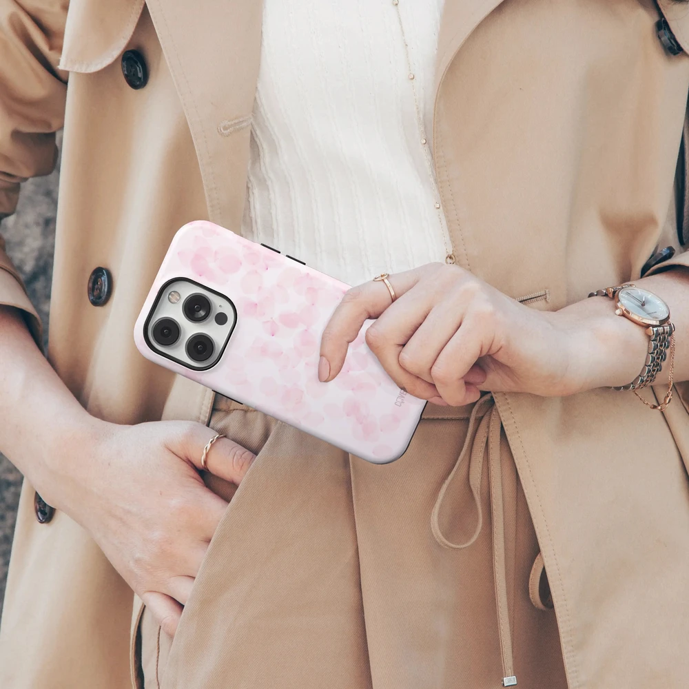 Coveris Telefono dėklas Magsafe "Petals" iPhone 12-17, Samsung S22-26, Google Pixel 10/Pro/ProXL modeliams