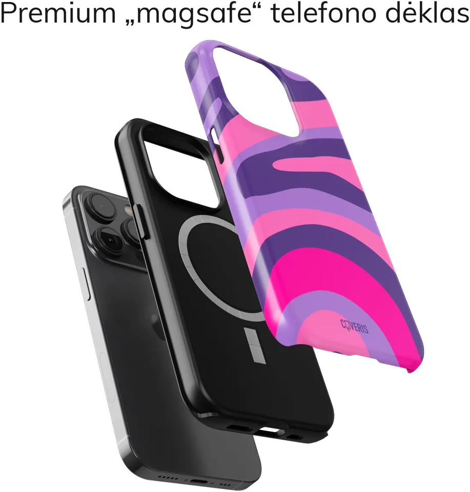 Coveris Telefono dėklas Magsafe "Poptastic" iPhone 12-17, Samsung S22-26, Google Pixel 10/Pro/ProXL modeliams