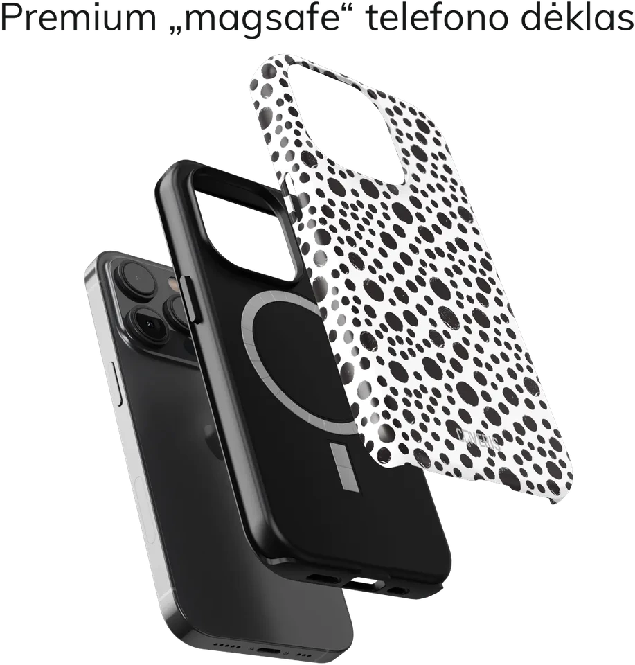 Coveris Telefono dėklas Magsafe "Quilted" iPhone 12-17, Samsung S22-26, Google Pixel 10/Pro/ProXL modeliams