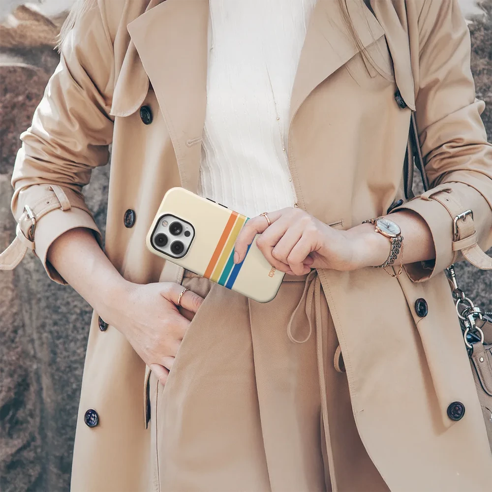 Coveris Telefono dėklas Magsafe "Rainbow" iPhone 12-17, Samsung S22-26, Google Pixel 10/Pro/ProXL modeliams