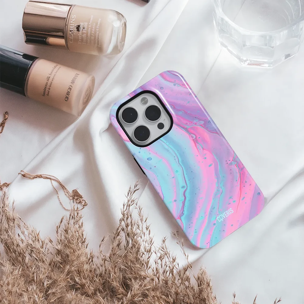 Coveris Telefono dėklas Magsafe "Rainbow Drop" iPhone 12-17, Samsung S22-26, Google Pixel 10/Pro/ProXL modeliams