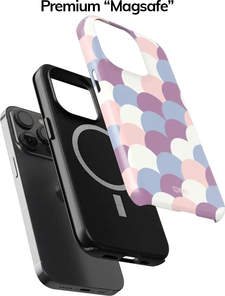 Coveris Telefono dėklas Magsafe "Ripple" iPhone 12-17, Samsung S22-26, Google Pixel 10/Pro/ProXL modeliams