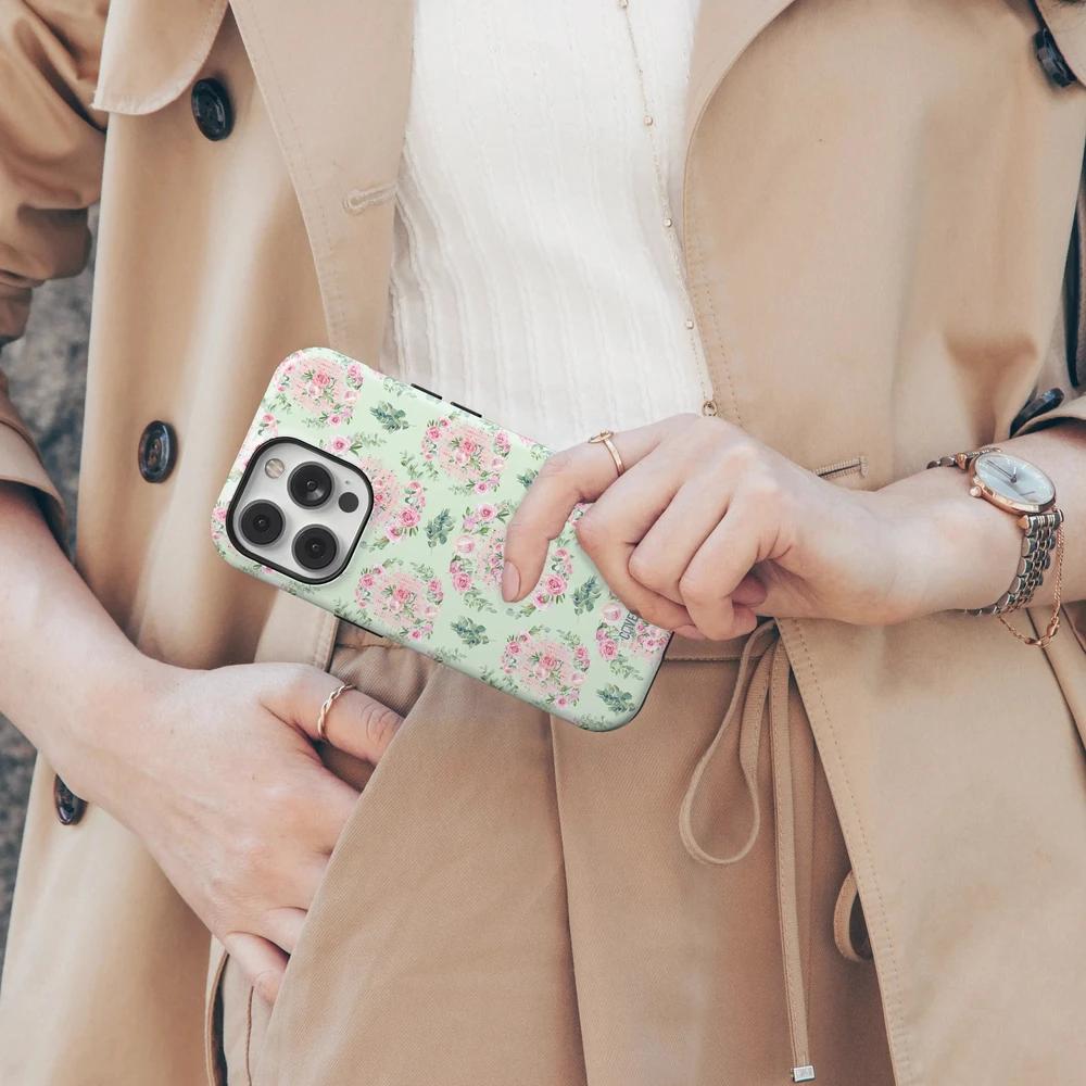 Coveris Telefono dėklas Magsafe "Rosalia" iPhone 12-17, Samsung S22-26, Google Pixel 10/Pro/ProXL modeliams