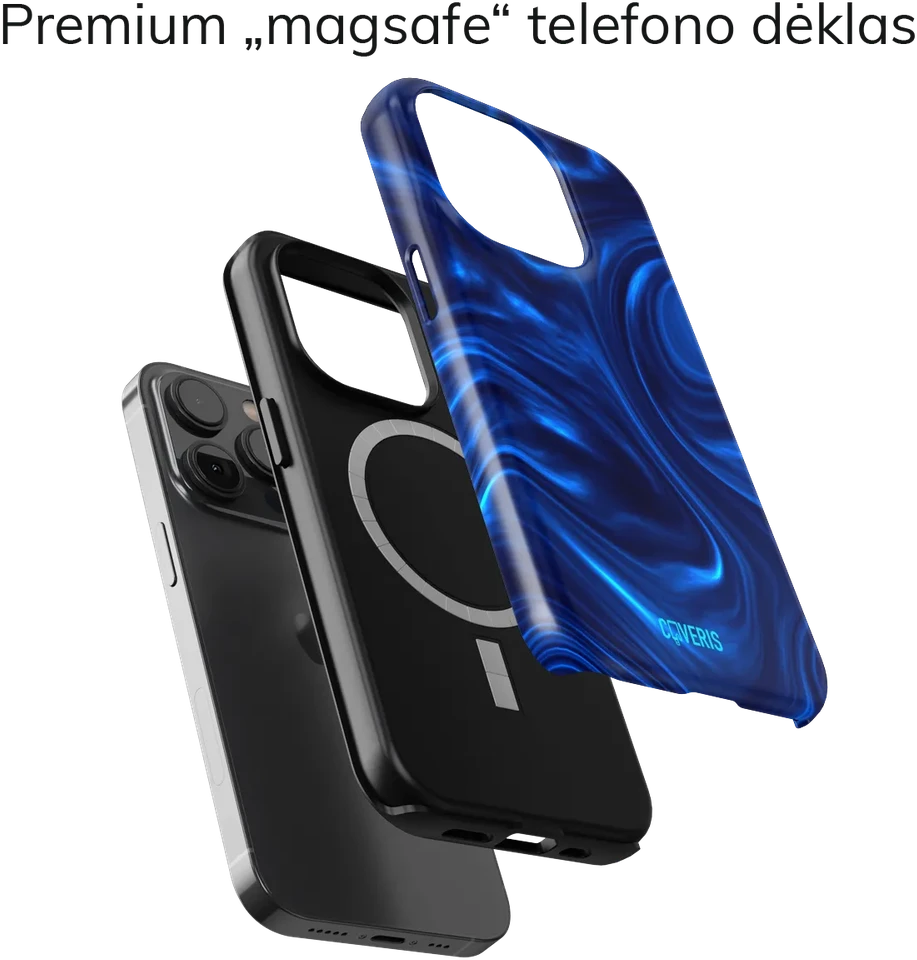 Coveris Telefono dėklas Magsafe "Royalty" iPhone 12-17, Samsung S22-26, Google Pixel 10/Pro/ProXL modeliams