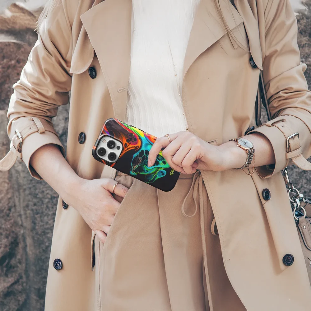 Coveris Telefono dėklas Magsafe "Sensation" iPhone 12-17, Samsung S22-26, Google Pixel 10/Pro/ProXL modeliams
