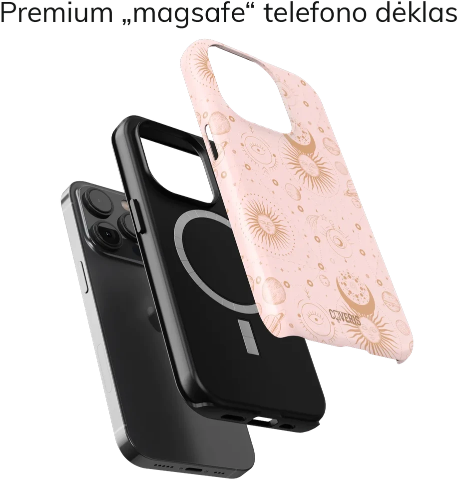 Coveris Telefono dėklas Magsafe "Serenity" iPhone 12-17, Samsung S22-26, Google Pixel 10/Pro/ProXL modeliams