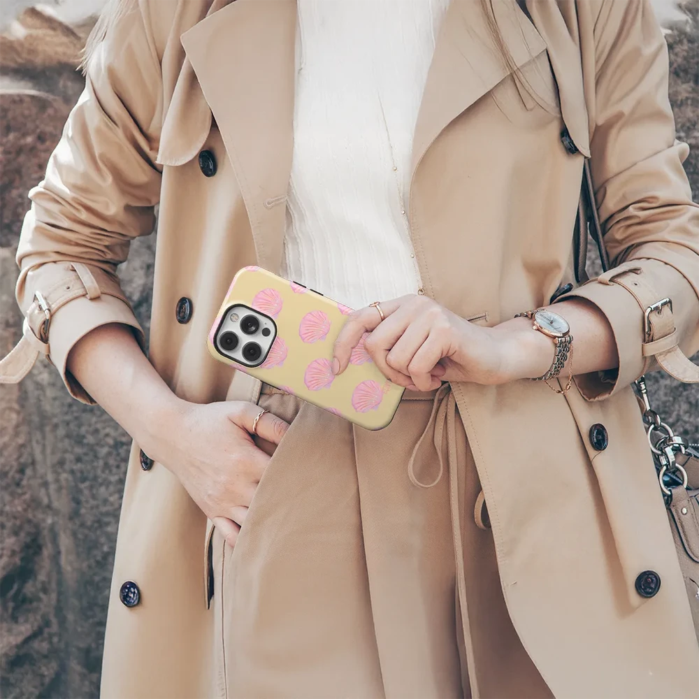 Coveris Telefono dėklas Magsafe "Shellace" iPhone 12-17, Samsung S22-26, Google Pixel 10/Pro/ProXL modeliams
