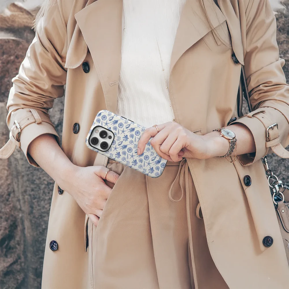 Coveris Telefono dėklas Magsafe "Shelluxe" iPhone 12-17, Samsung S22-26, Google Pixel 10/Pro/ProXL modeliams