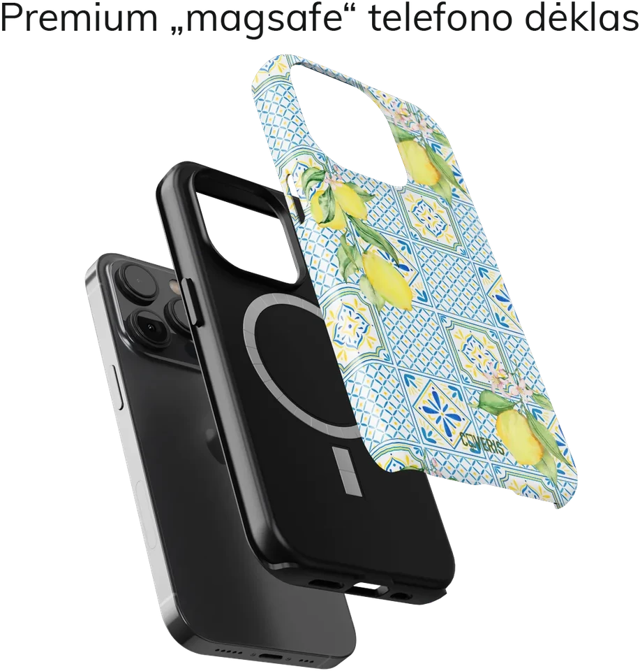 Coveris Telefono dėklas Magsafe "Sicilian Sun" iPhone 12-17, Samsung S22-26, Google Pixel 10/Pro/ProXL modeliams