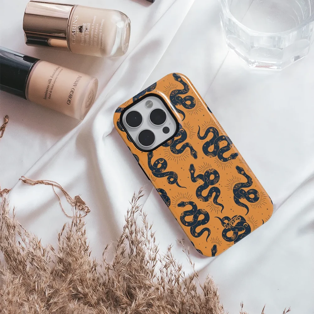 Coveris Telefono dėklas Magsafe "Snake" iPhone 12-17, Samsung S22-26, Google Pixel 10/Pro/ProXL modeliams
