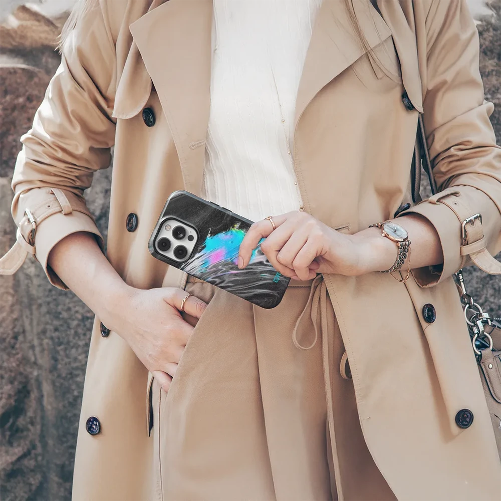 Coveris Telefono dėklas Magsafe "Space" iPhone 12-17, Samsung S22-26, Google Pixel 10/Pro/ProXL modeliams