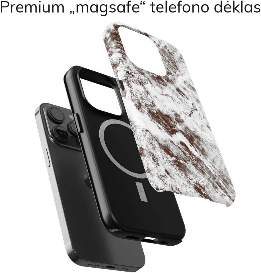 Coveris Telefono dėklas Magsafe "Spatter" iPhone 12-17, Samsung S22-26, Google Pixel 10/Pro/ProXL modeliams