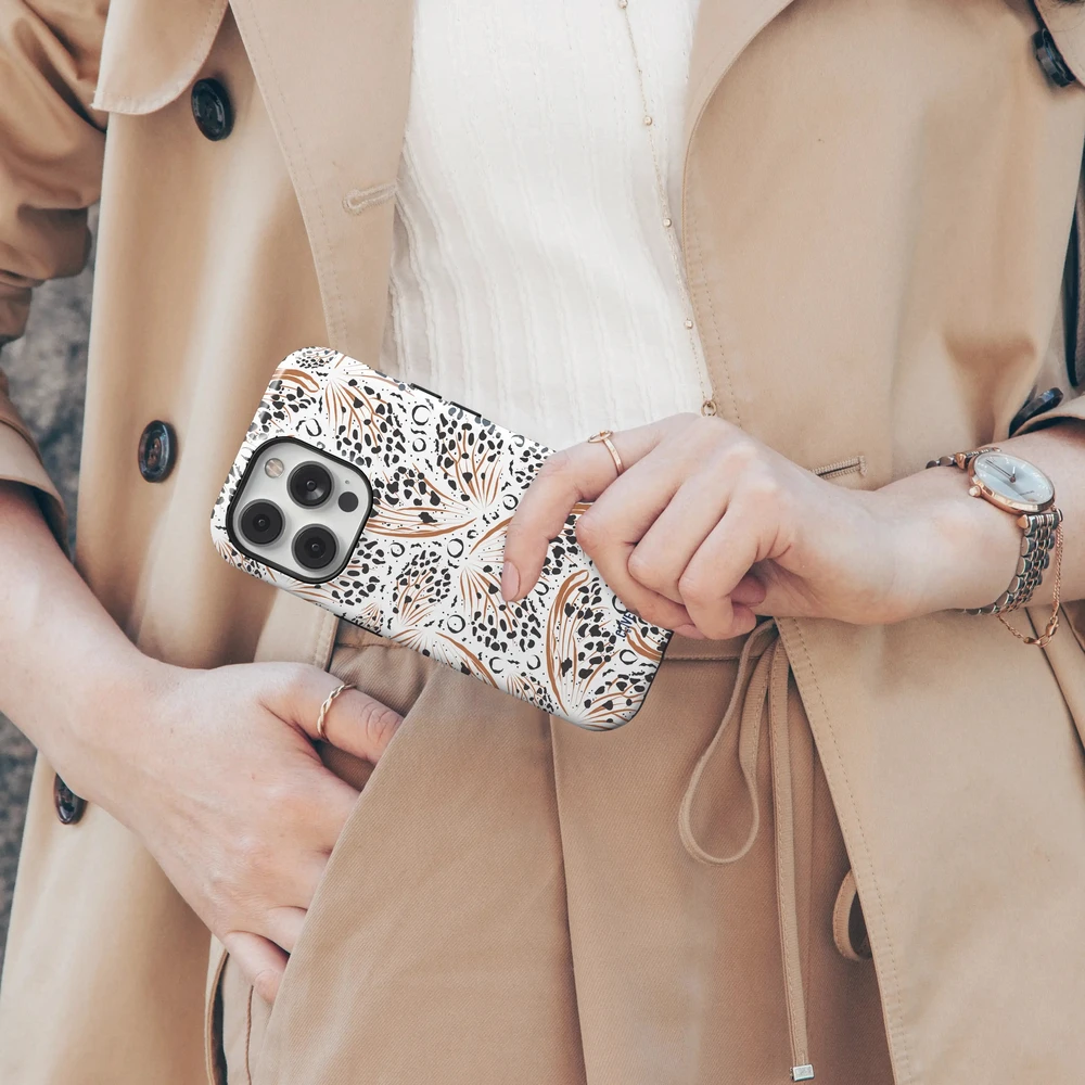 Coveris Telefono dėklas Magsafe "Speckles" iPhone 12-17, Samsung S22-26, Google Pixel 10/Pro/ProXL modeliams