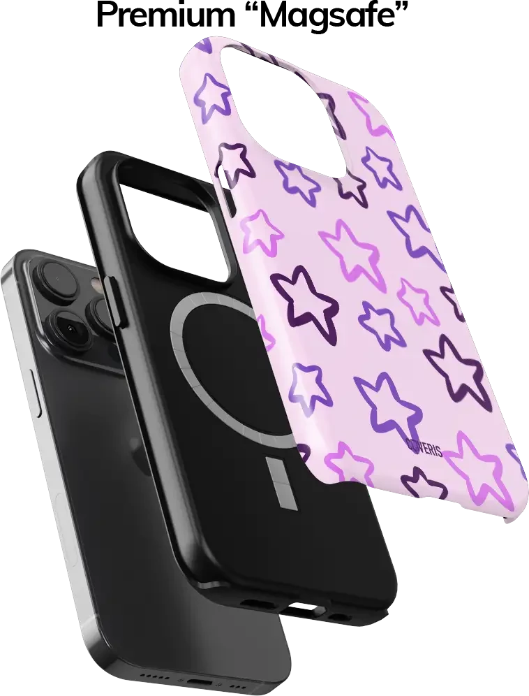 Coveris Telefono dėklas Magsafe "Stardust" iPhone 12-17, Samsung S22-26, Google Pixel 10/Pro/ProXL modeliams