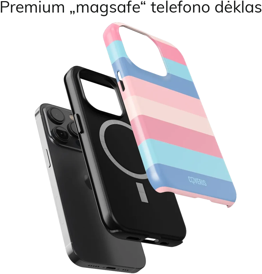 Coveris Telefono dėklas Magsafe "Sugar Plum" iPhone 12-17, Samsung S22-26, Google Pixel 10/Pro/ProXL modeliams