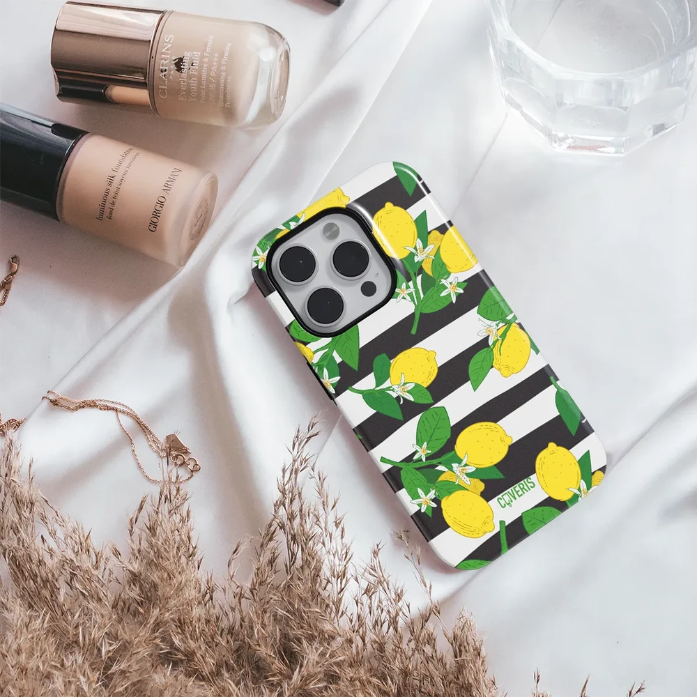 Coveris Telefono dėklas Magsafe "Sun-Kissed Citrus" iPhone 12-17, Samsung S22-26, Google Pixel 10/Pro/ProXL modeliams