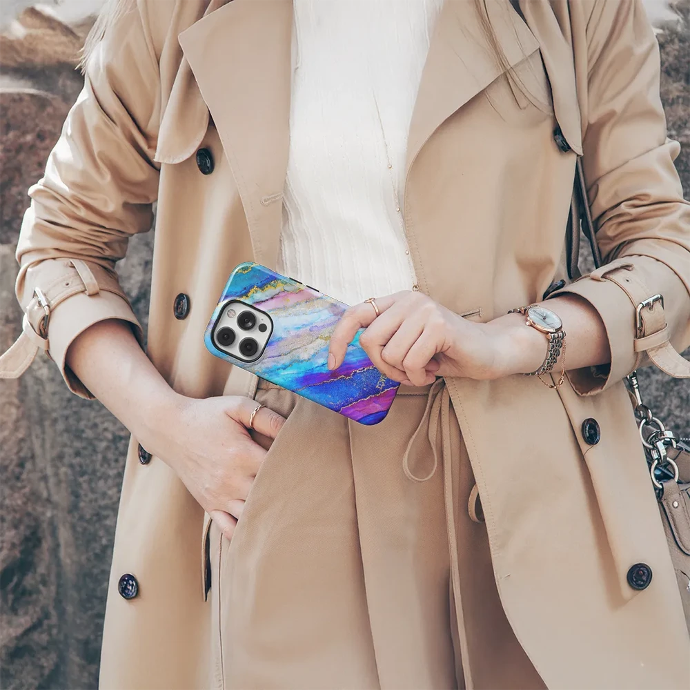 Coveris Telefono dėklas Magsafe "Surf" iPhone 12-17, Samsung S22-26, Google Pixel 10/Pro/ProXL modeliams