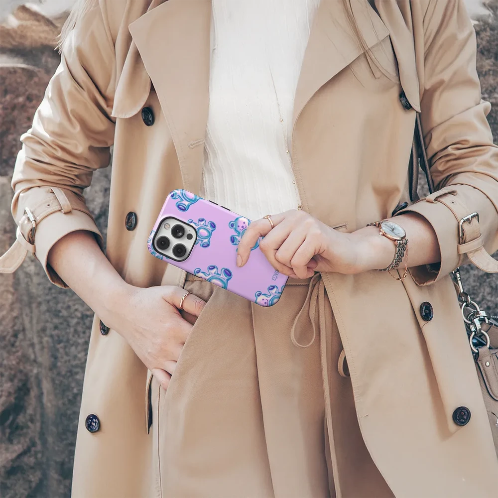 Coveris Telefono dėklas Magsafe "Teddies" iPhone 12-17, Samsung S22-26, Google Pixel 10/Pro/ProXL modeliams