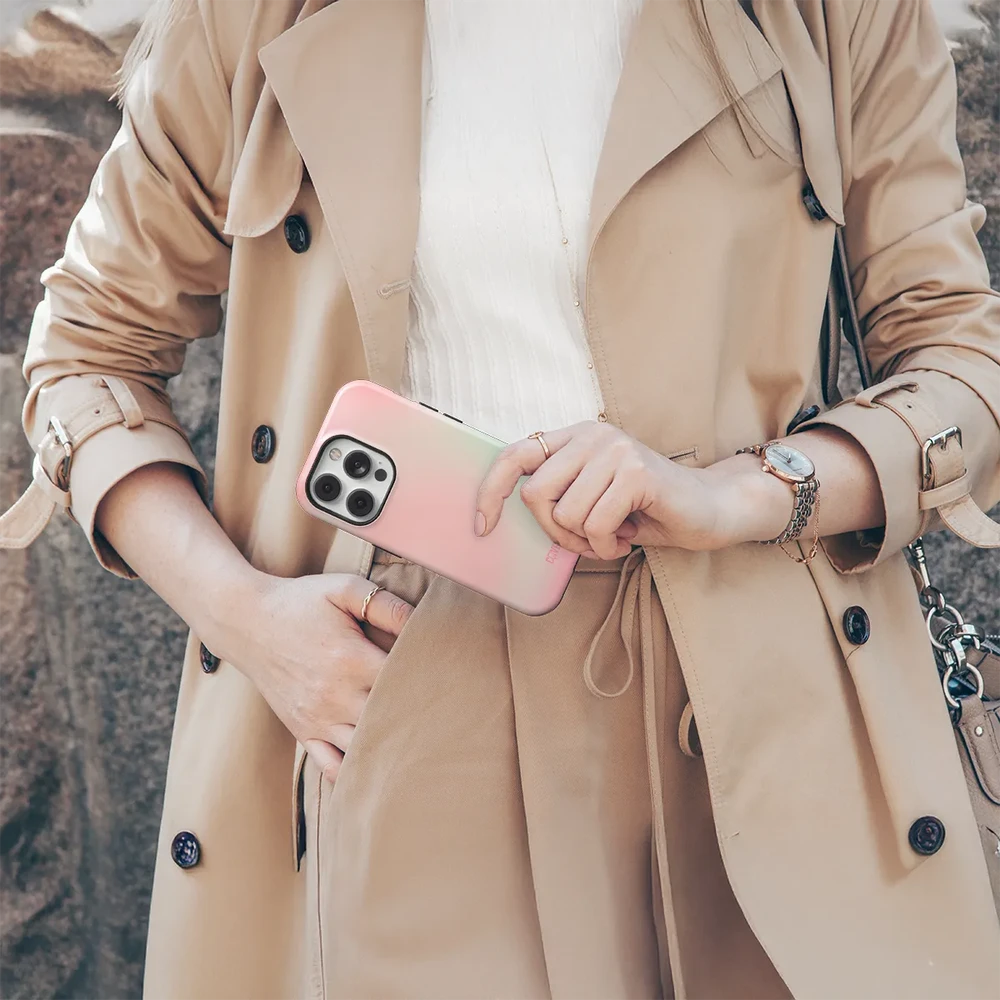 Coveris Telefono dėklas Magsafe "Velvet" iPhone 12-17, Samsung S22-26, Google Pixel 10/Pro/ProXL modeliams