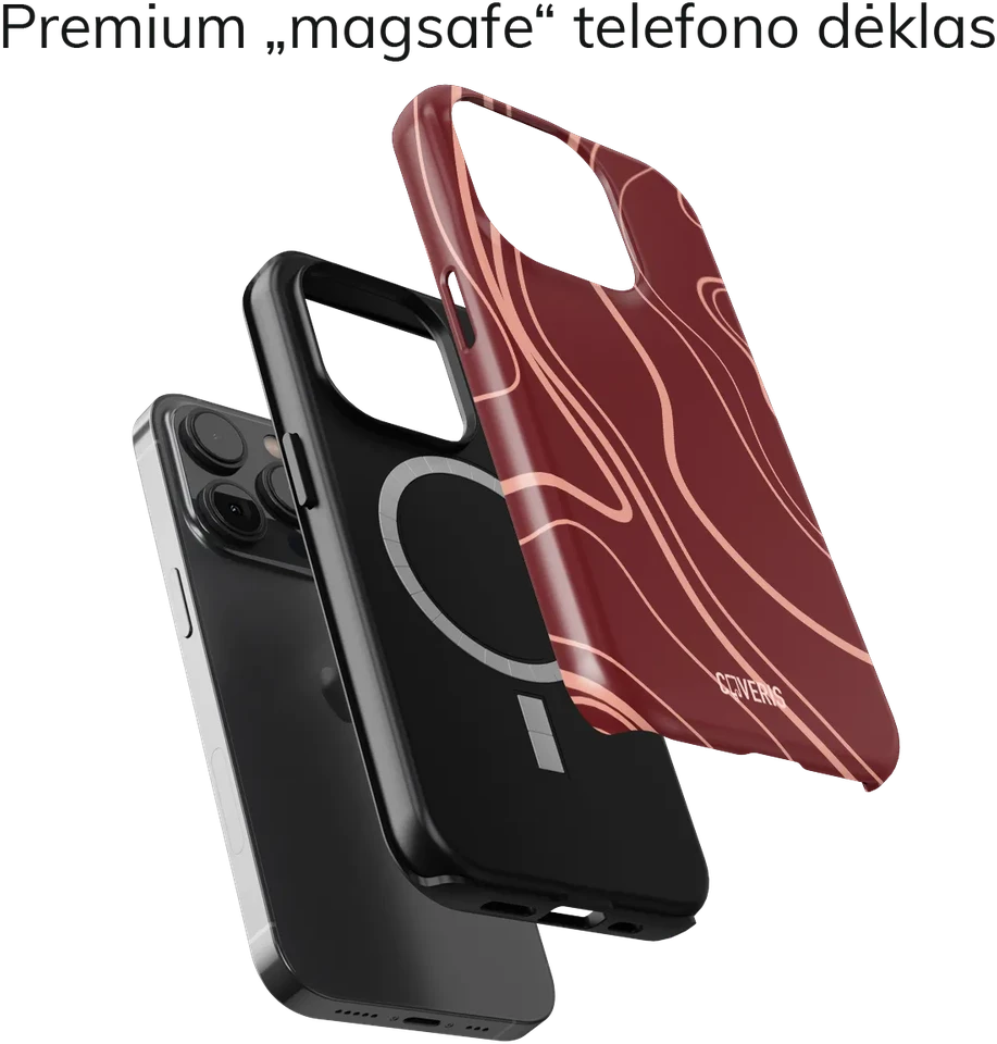 Coveris Telefono dėklas Magsafe "Verdant" iPhone 12-17, Samsung S22-26, Google Pixel 10/Pro/ProXL modeliams