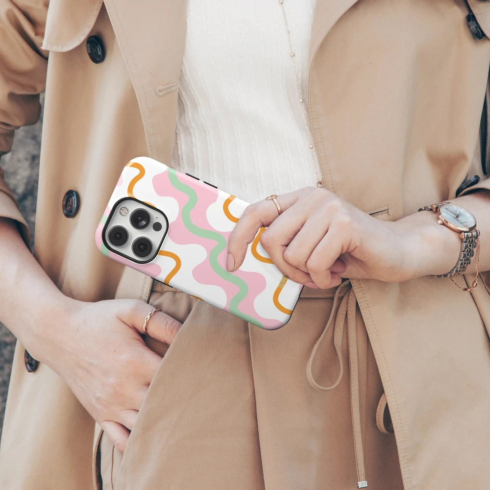 Coveris Telefono dėklas Magsafe "Wavescape" iPhone 12-17, Samsung S22-26, Google Pixel 10/Pro/ProXL modeliams