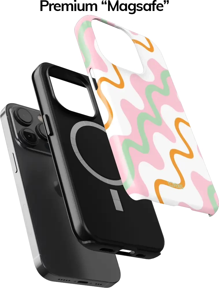 Coveris Telefono dėklas Magsafe "Wavescape" iPhone 12-17, Samsung S22-26, Google Pixel 10/Pro/ProXL modeliams