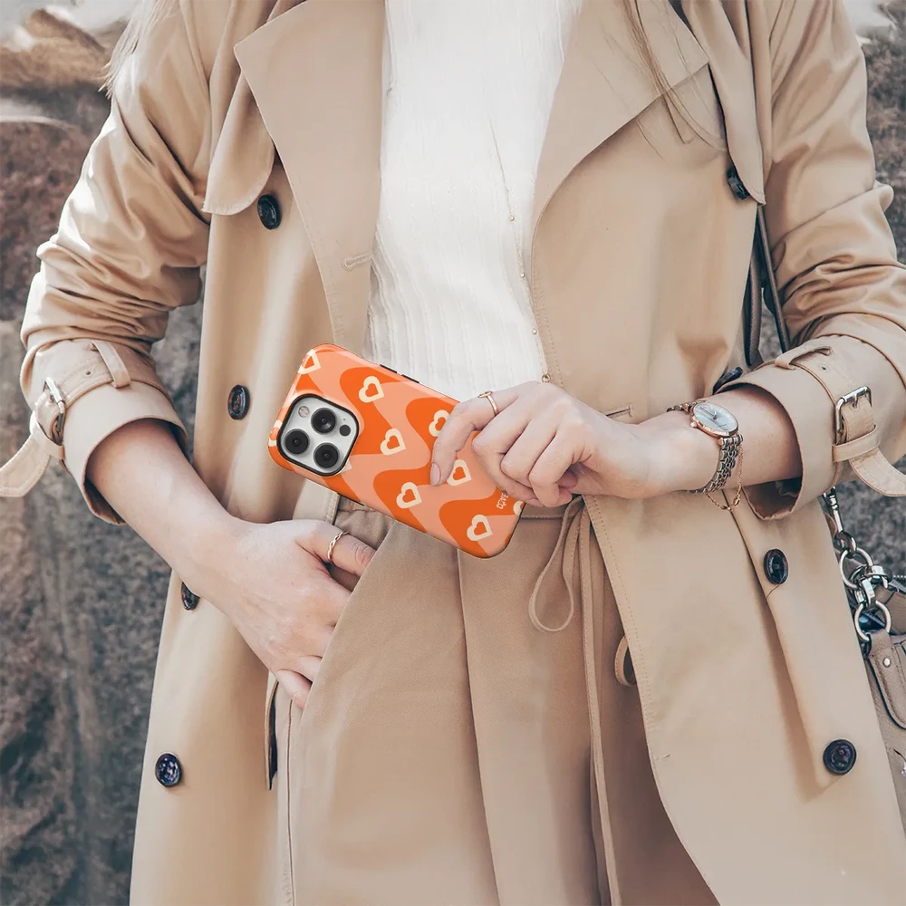Coveris Telefono dėklas Magsafe "WavyLove" iPhone 12-17, Samsung S22-26, Google Pixel 10/Pro/ProXL modeliams