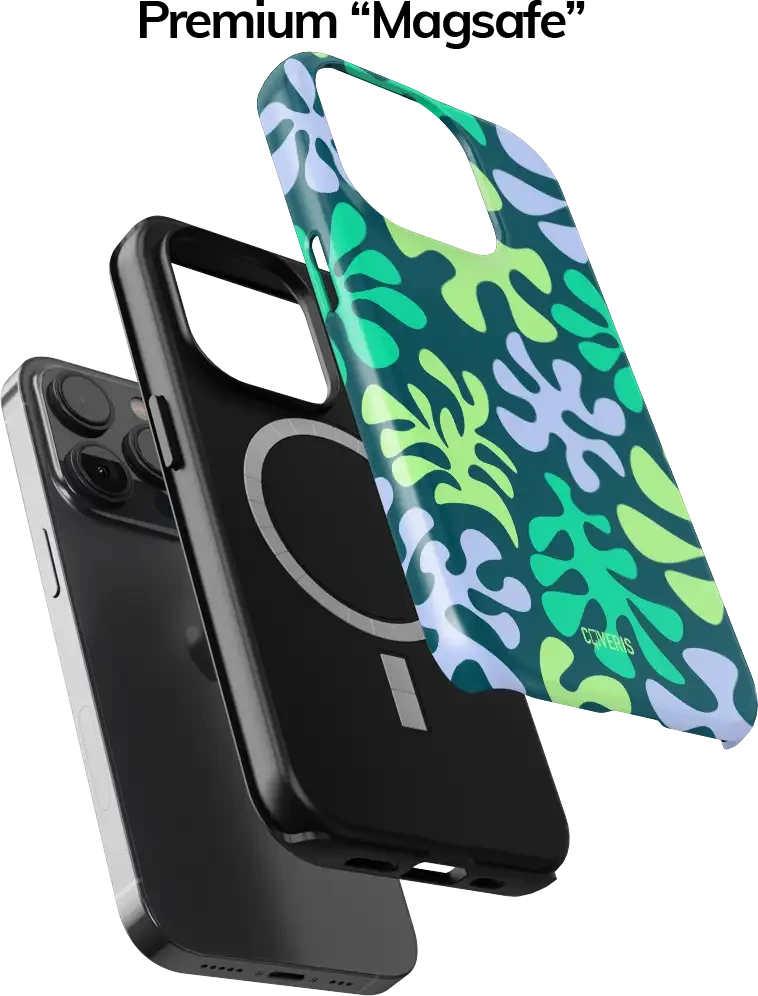 Coveris Telefono dėklas Magsafe "Wildflow" iPhone 12-17, Samsung S22-26, Google Pixel 10/Pro/ProXL modeliams